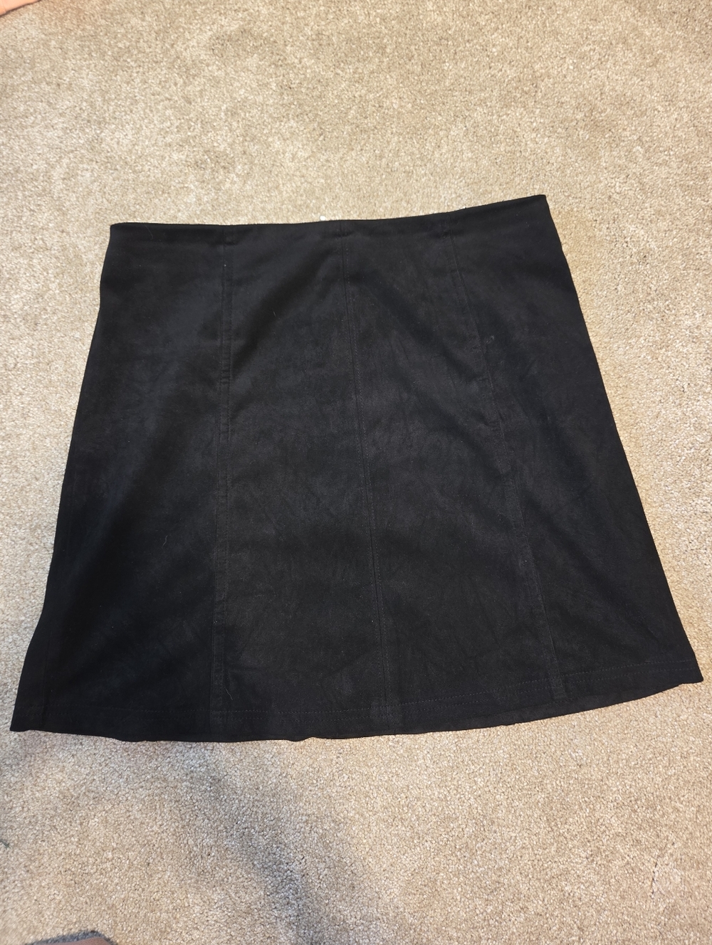 miami Black A-Line Panel Skirt